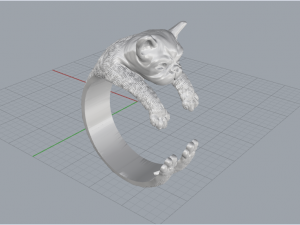 Rings dog 119 Modello 3D