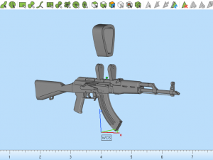 AK 74 132 3Dプリントモデル