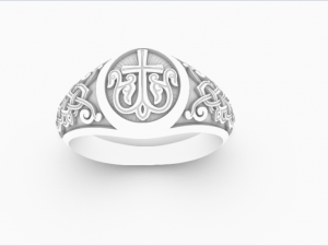 Mens signet 006 007 3D print model 3D 模型