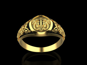 Mens signet 006 007 3D print model Modèle 3D