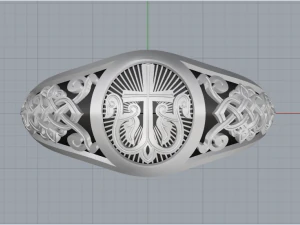 Mens signet 006 007 3D print model 3D Model