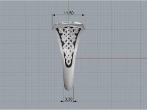 Mens signet 006 007 3D print model 3D Model