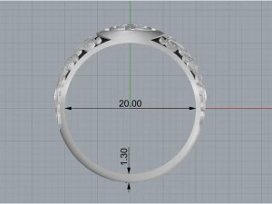 Mens signet 006 007 3D print model 3D Model