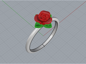 003 Rose flower 3D Модель