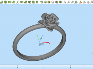 003 Rose flower 3D Модель