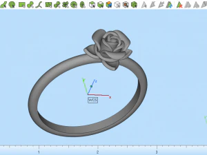003 Rose flower 3D Model