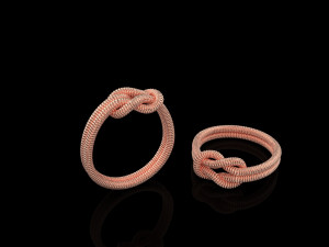Rope Rings 120 3D print model 3D 模型
