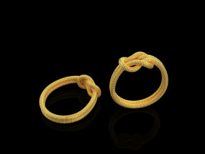 Rope Rings 120 3D print model 3D 模型