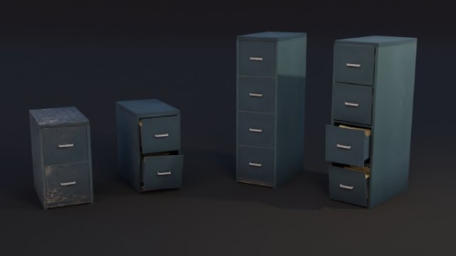 old dirty cupboard Modello 3D .c4d .max .obj .3ds .fbx .stl .blend 