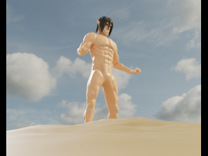 eren yeager titan from attack on titan 3D Model