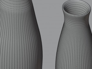modern decorative vases low-poly Modèle 3D