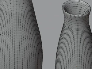 modern decorative vases low-poly 3D Model