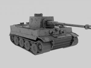 tangki 3d Model 3D