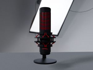 microphone kingston hyperx quadcast 3D Model