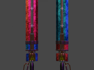 Magnetic Swords Modelo 3D