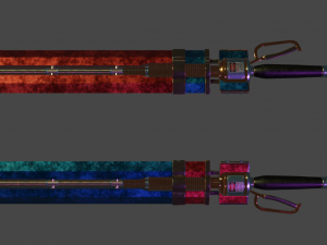 Magnetic Swords Modelo 3D