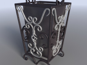 street trash can 3D 模型