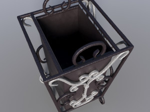 street trash can Modelo 3D