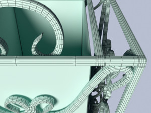 street trash can Modelo 3D