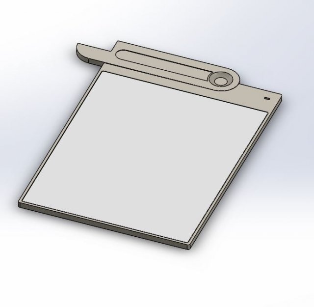 Mini White Board 3D 프린트 모델 .c4d .max .obj .3ds .fbx .stl .blend 