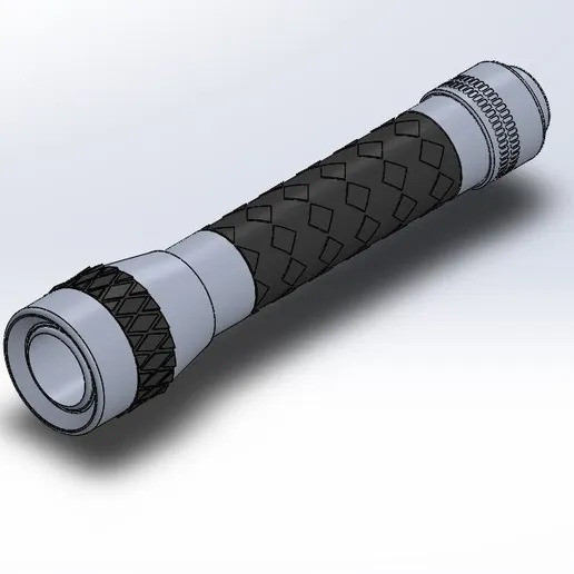Versatile Flashlight Case 3D 프린트 모델 .c4d .max .obj .3ds .fbx .stl .blend 