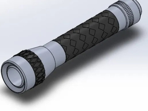 Versatile Flashlight Case 3D Druckmodell