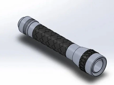 Versatile Flashlight Case 3D Print Model