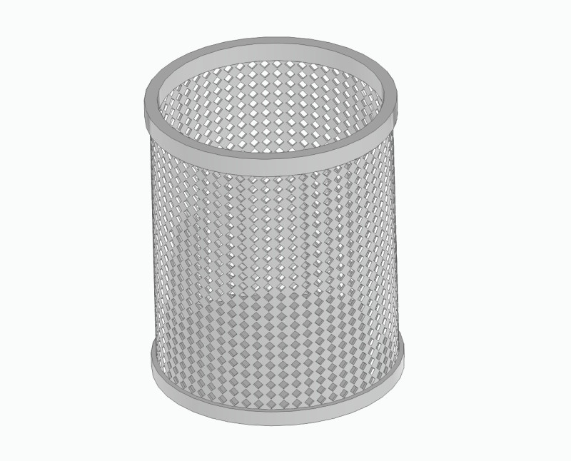 Карандаш и держатель для ручек 3D Принт Модель .c4d .max .obj .3ds .fbx .stl .blend 