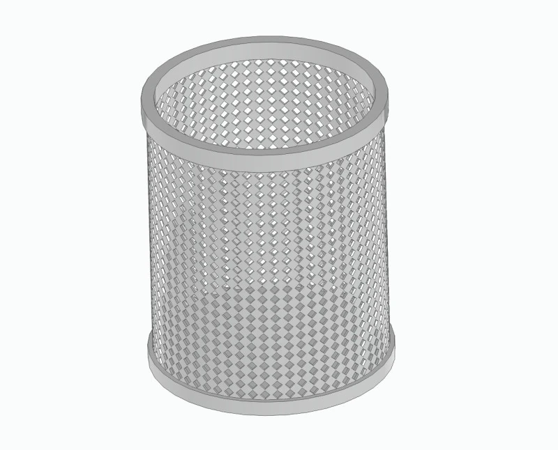 पेंसिल और पेन होल्डर 3D प्रिंट मॉडल .c4d .max .obj .3ds .fbx .stl .blend