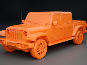 JEEP GLADIATOR 3D मॉडल