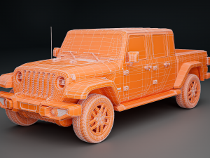 JEEP GLADIATOR 3D मॉडल