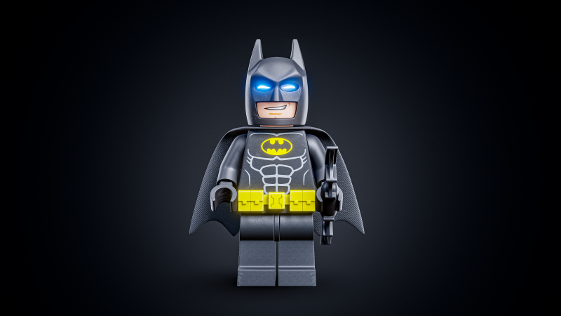 Lego Batman 3D Model .c4d .max .obj .3ds .fbx .stl .blend 