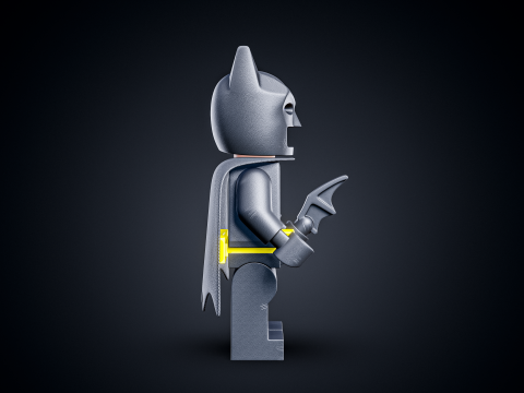Lego Batman 3D Model