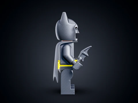 Lego Batman 3D Model