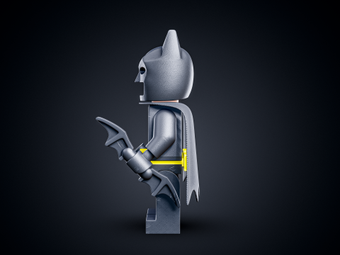 Lego Batman 3D Model