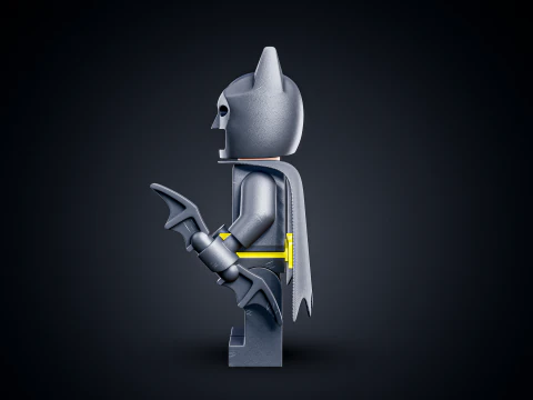 Lego Batman 3D Model
