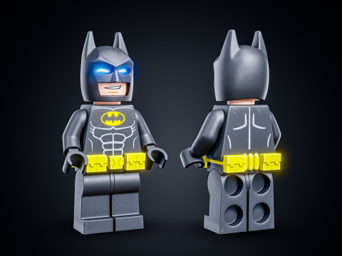 Lego Batman 3D Model