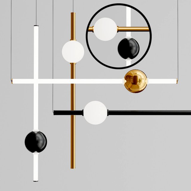 orion globe light by lee broom 3D in 3DExport