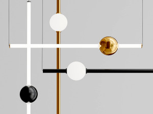 orion globe light by lee broom 3D Model