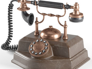 antique telephone Modelo 3D