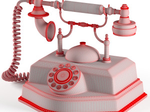 antique telephone 3D Model