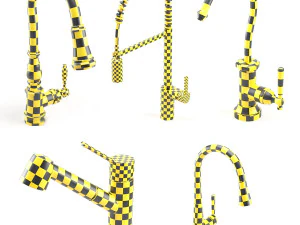 moen mutfak musluk seti 01 3D Model