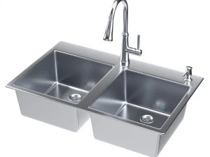 moen sink 01 3D Model