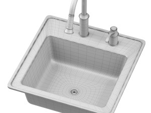 moen sink 03 3Dモデル