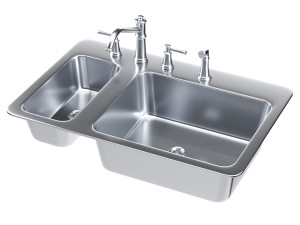 moen sink 04 3D Модель