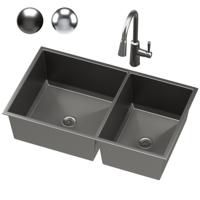 moen sink 05 3D मॉडल .c4d .max .obj .3ds .fbx .stl .blend 