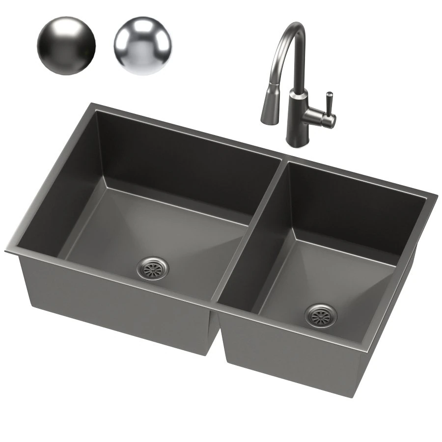 moen sink 05 3D Model .c4d .max .obj .3ds .fbx .stl .blend 