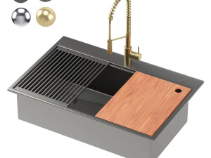 クラウスシンク01 3Dモデル