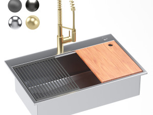 kraus sink 01 Model 3D