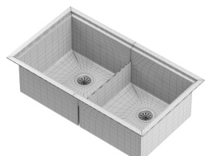 kraus sink 02 Modello 3D